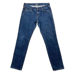 Y2K Old Navy The Diva Womens Size 2‎ Short Low Rise Medium Wash Straight Jeans